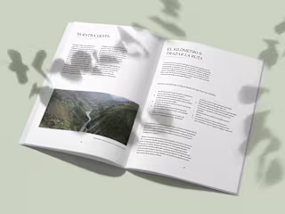 Clean and elegant layout for Magazine article 