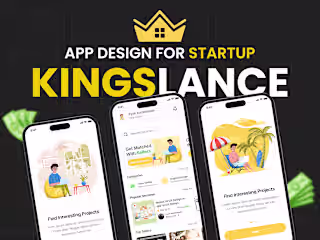 💼 Kingslance - Freelance Mobile App Design - UIUX 🎯 