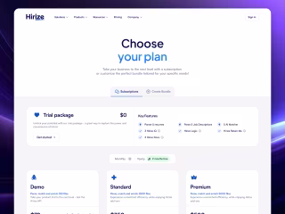 Hirize Website
