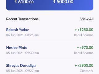 Flutter app for Payment collection