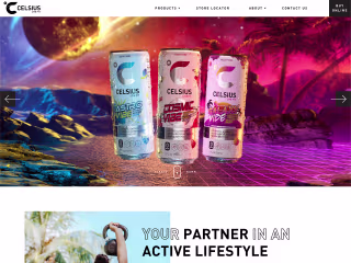 Celsius.com | Custom WordPress Theme Development