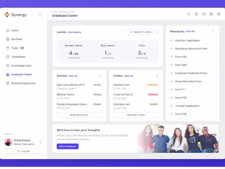 Intranet Design for a IT Company