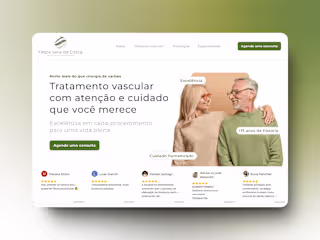 
Landing page redesign for a vascular surgeon