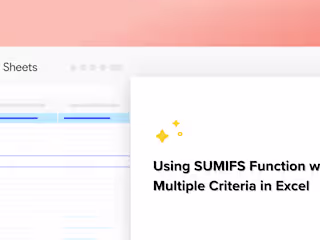 How to Use the SUMIFS Function in Excel With Multiple Criteria