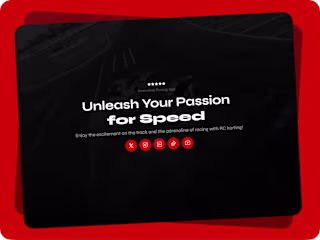 Innovative Racing App Landing Page ✦ Framer Design & Development