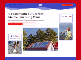 Sun Flow Energy 💸 | Affordable Company Website Design
