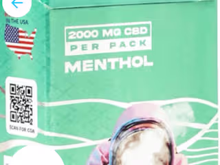 Brand Ad for Coast CBD menthol