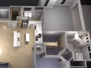Residential Floorplan Rendering