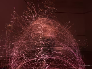 "Stranger Things" themed Light Drawing Photography