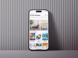 Designing the User Interface for Artify- A mobile app for artist