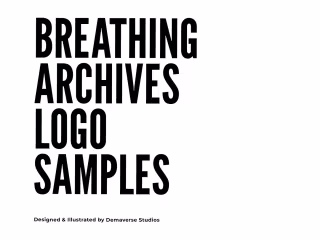 Breathing Archives Logo Samples