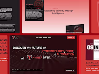 Wix Studio Website for Cybersecurity Services Platform
