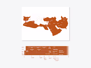 Islam's territorial expansion and the chronology of caliphates