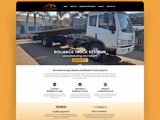 Custom Website Design for a Renowned South African Artist