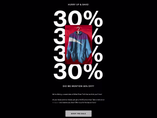 wiltedrosethirft SALE email