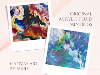 Fluid Art Canvas & Prints