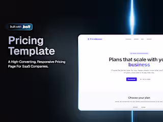 Price Master - SaaS Pricing Page Template