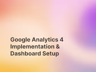 Google Analytics 4 Setup & Dashboard
