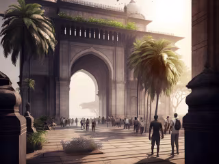 REIMAGINE GATE WAY OF INDIA THROUGH AI