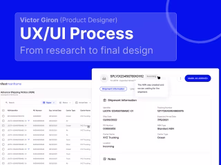 Logistic web app SaaS - UX/UI Case Study
