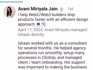 Operations Consultant