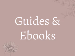Sections of Guides and Ebooks