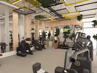 Exclusive fitness facility | Interior design 
