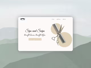 Barbershop Website