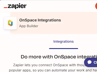 OnSpace-Zapier Integration