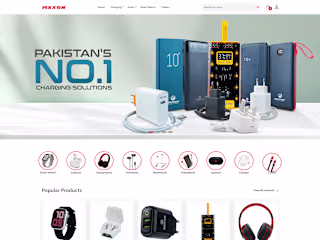Maxon Shopify Store | Complete E-commerce Design & Development