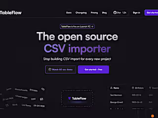 TableFlow - The Open source CSV importer 