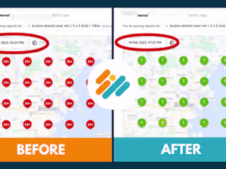 Local SEO Proof - Dentist in Boston, US (From Rank 20 to Rank 1)