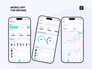 Mobile app for drivers