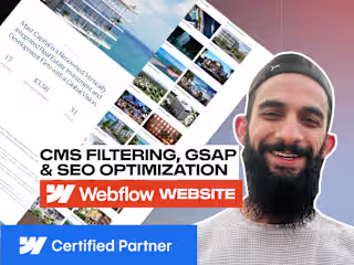 Mast Capital (Webflow Development)