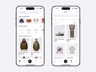 E-commerce App UI Design