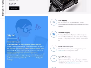 E-commerce site development and Maintenance.