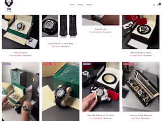 Concept Shopify Store Design - Fashion Niche