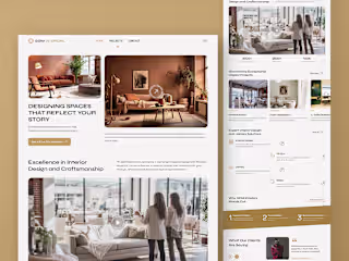 GDM Interiors Website Redesign