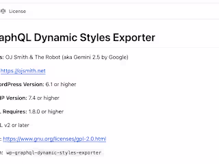 WPGraphQL Dynamic Styles Exporter Plugin Development