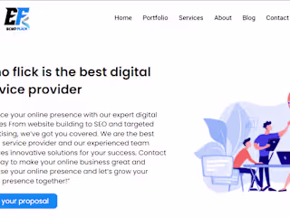 Digital services provider agency website