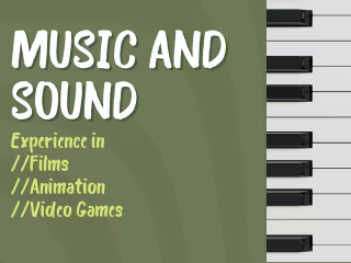Sound and music creation for visual media