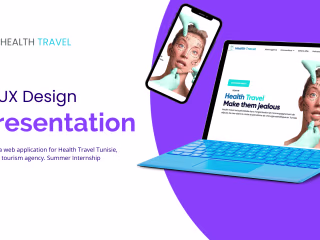 Health Travel Agency Website Design