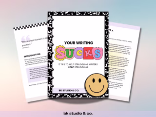 Why Your Writing Sucks: An eBook for All Types of Writers