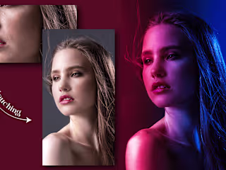 Retouching model images :: Behance