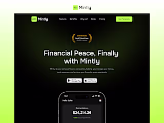 Mintly - A Framer Template for Startups
