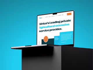Website redesign for agric consulting agency