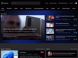 Thurrott.com - Tech Website (Design & Development)