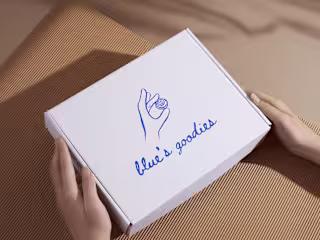 Blue’s goodies - Catering branding