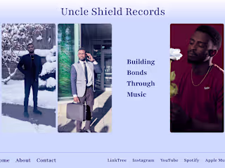 Uncle Shield Records • Framer Website Design