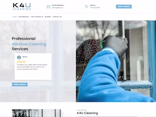 Commercial WordPress Website for a Window Cleaning Business